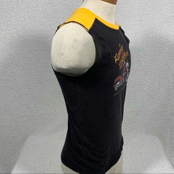Harley-Davidson Kids size L (14-16) Sleeveless T Shirt Top - Picture 3 of 6